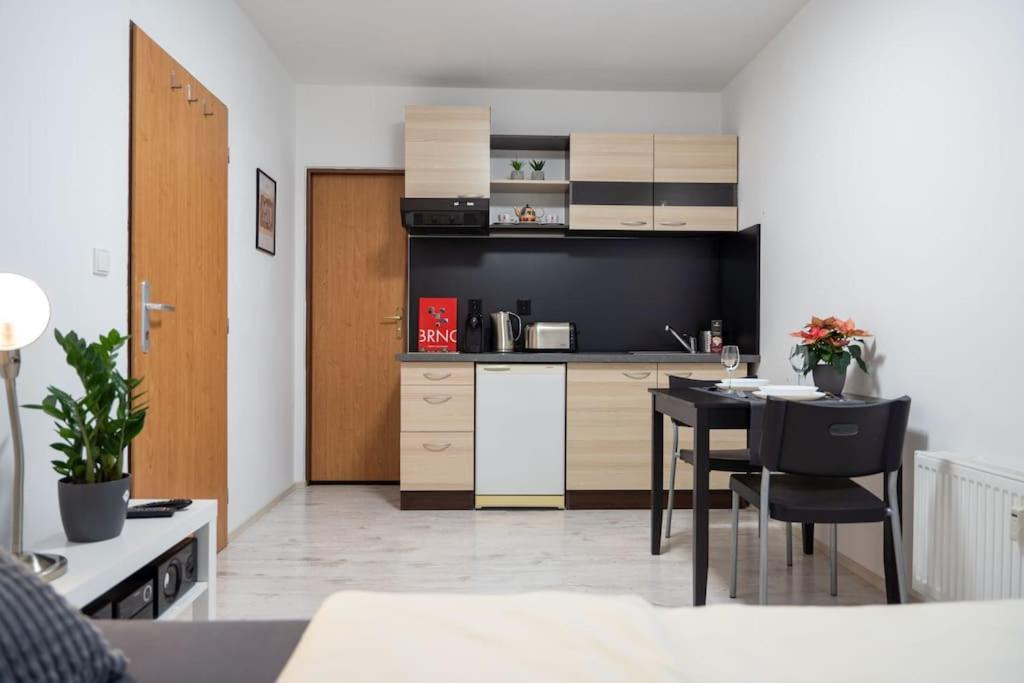 Byt Krenova 1+Kk Брно Экстерьер фото